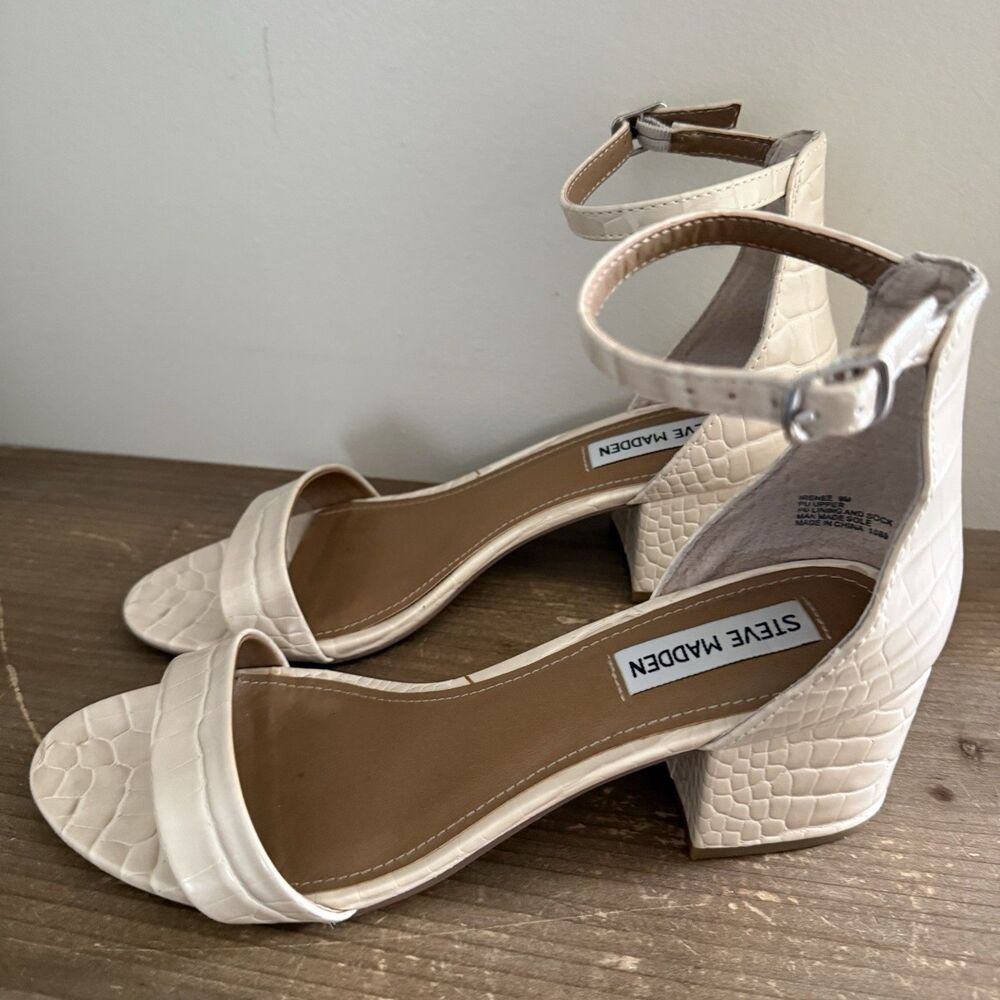 Steve Madden Size 9 Irene Sandal Women Shoes Croc Pattern
